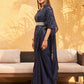 Tikhi Imli Embellished Kaftan Saree | Swadesiicart