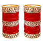 Tehzeeb Creations Bridal Bangle Set Red Designer Chura Wedding Punjabi Choora Fashion Jewellery Chuda Set - Swadesiicart