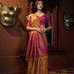 Vardha Sunset Yellow Golden Zari Banarasi Satin Silk Saree | Swadesiicart