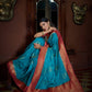 Vardha Crimson Red Golden Zari Banarasi Satin Silk Saree | Swadesiicart