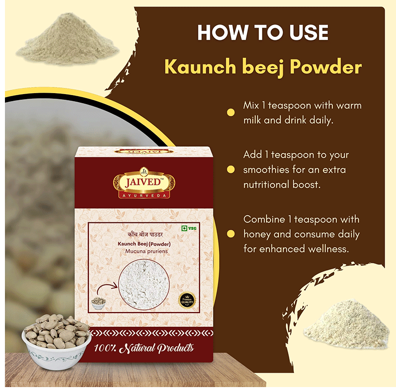 Jaived Ayurveda Kaunch Beej Powder | Swadesiicart