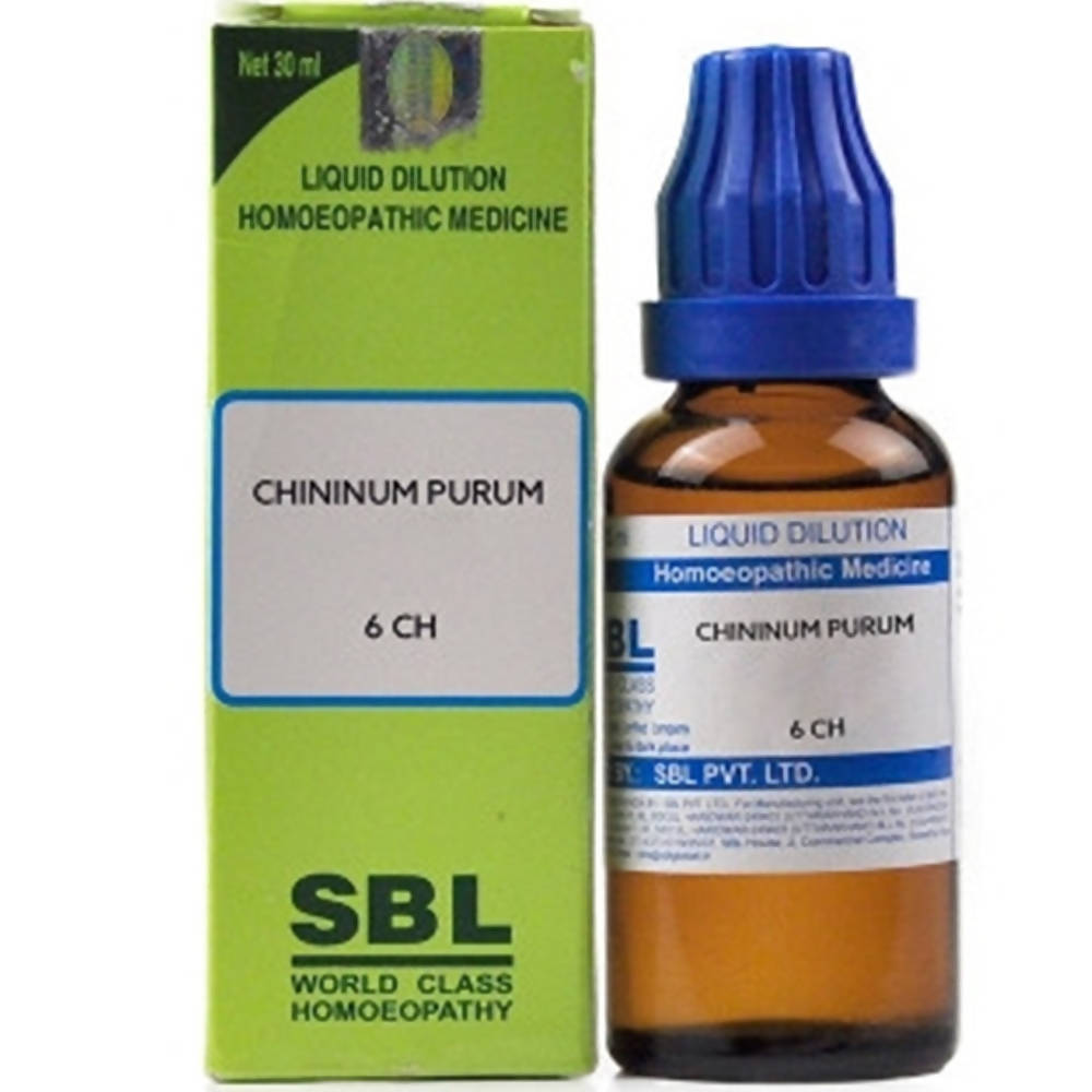 SBL Homeopathy Chininum Purum Dilution | Swadesiicart