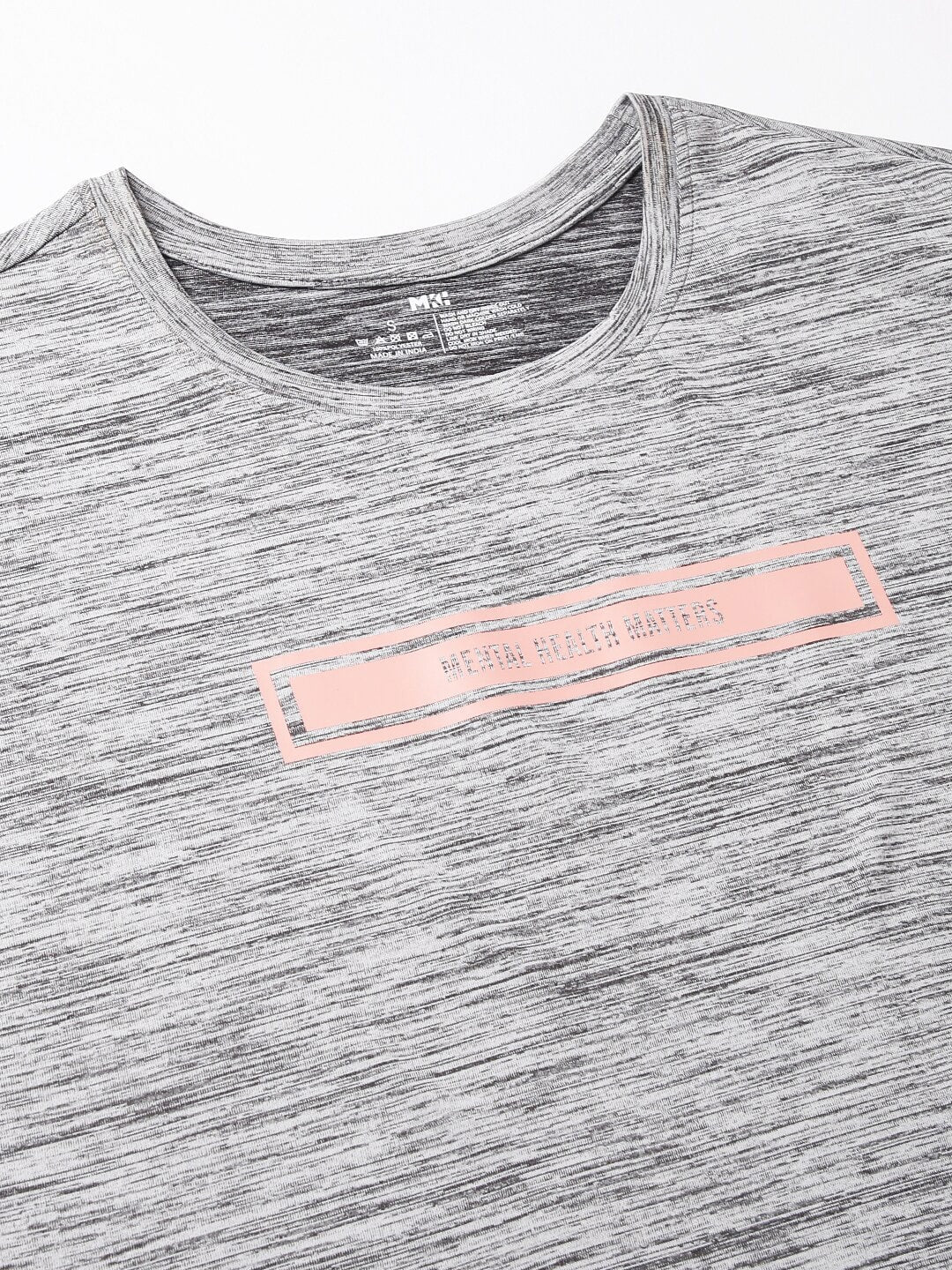 MKH Typography Printed Extended Sleeves Dri-FIT Relaxed Fit Sports T-shirt - Swadesiicart