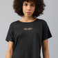 MKH Women Typography Drop-Shoulder Sleeves Dri-FIT Sports T-shirt - Swadesiicart