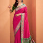 Anaita Magenta Silk Zari Weaving With Classic Patola Saree With Blouse
