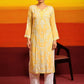 HOUSE OF KARI Ethnic Motifs Embroidered Chikankari Straight Kurta | Swadesiicart