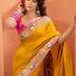 Anaita Yellow Silk Zari Weaving With Classic Patola Saree With Blouse