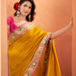 Anaita Yellow Silk Zari Weaving With Classic Patola Saree With Blouse