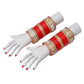 Tehzeeb Creations Bridal Bangle Set Designer Red Color Punjabi Choora Wedding Chura, Chuda for Womens - Swadesiicart