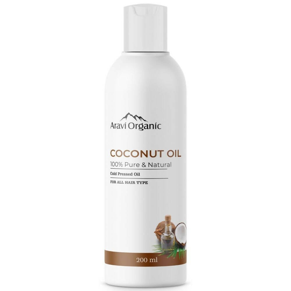 Aravi Organic 100% Pure Extra Virgin Cold Pressed Coconut Oil | Swadesiicart
