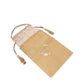 Masq Peach-Coloured & Grey Embroidered Potli Clutch - Swadesiicart