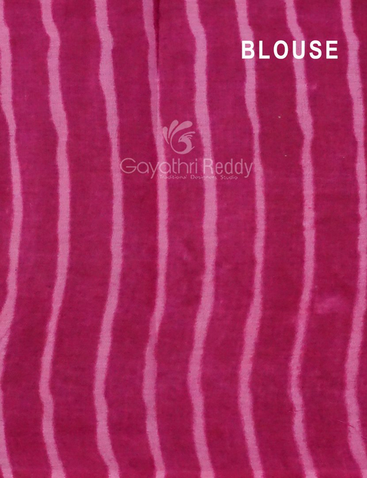Block Print Baby Pink Coloured Mulmul Cotton Saree By Gayathri Reddy Designer Studio | Swadesiicart