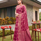 Tikhi Imli Pink Ethnic Motifs Woven Design Zari Saree | Swadesiicart