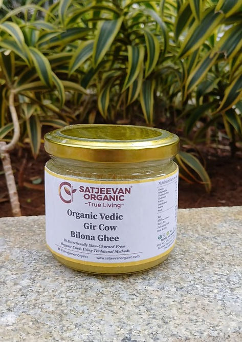 Satjeevan A2 Gir Cow Bilona Ghee | Pure A2 Gir Cow Bilona Ghee | 100% Gir Cow Ghee | Traditional Cow Ghee - Swadesiicart