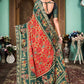 Kalini Bandhani Printed Silk Cotton Banarasi Saree | Swadesiicart
