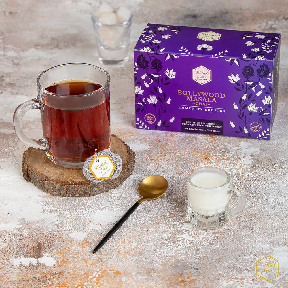 Mittal Teas Bollywood Masala Chai - Eco-Friendly Bags - Swadesiicart