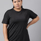 MKH Plus Size Relaxed Fit Typography Printed Dri-Fit Sports T-shirt - Swadesiicart