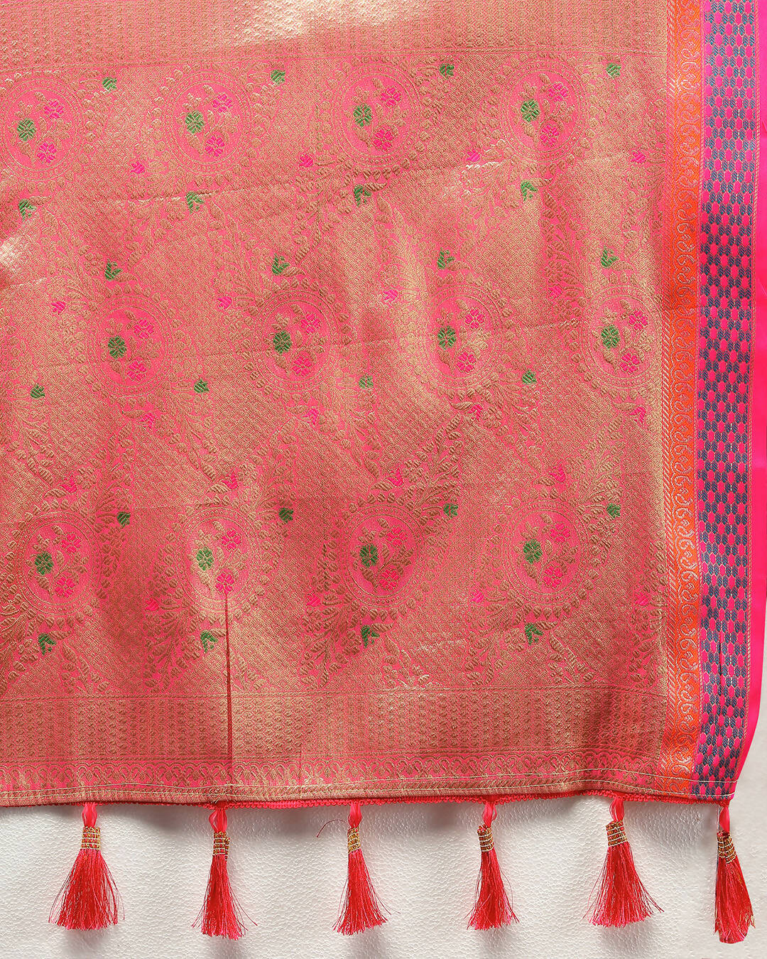 Lorenvalley Fashion Lavender Kanjivaram Silk Woven Design with Zari Weaving Saree - Swadesiicart