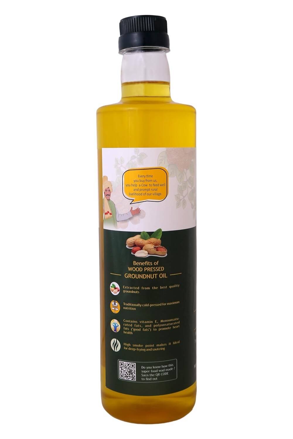 Gavyamart Wood Pressed Groundnut Oil - GAVYAMART PANCHGVYA UTPAD PRIVATE LIMITED