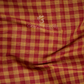 Mustard And Maroon Combo With Checks Pure Mangalgiri Cotton Saree By Gayathri Reddy Designer Studio | Swadesiicart