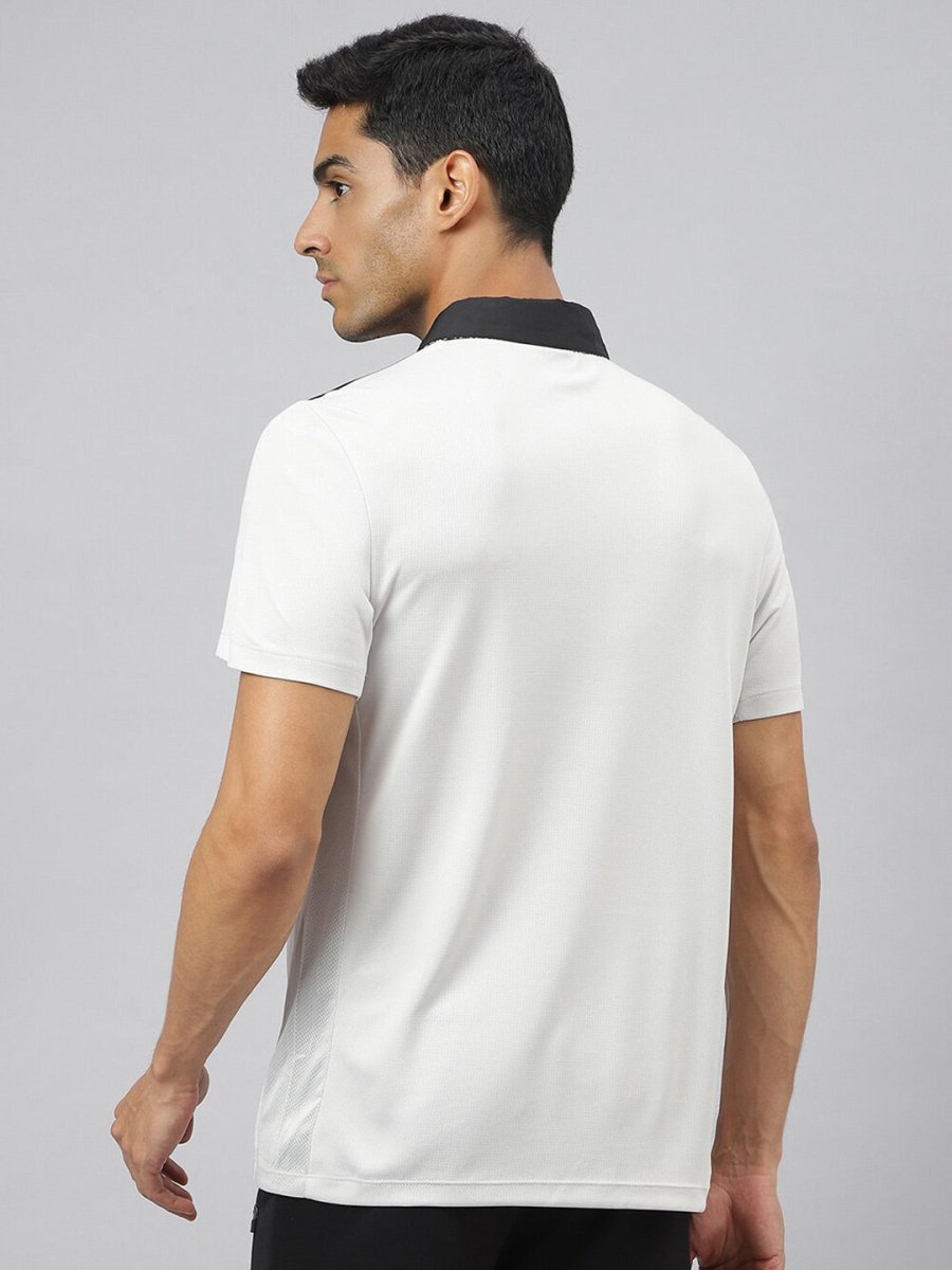 Alcis Men Train-Tech Anti-Static Slim-Fit Training Polo T-Shirt | Swadesiicart