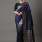 Mitera Woven Design Zari Silk Blend Banarasi Saree | Swadesiicart
