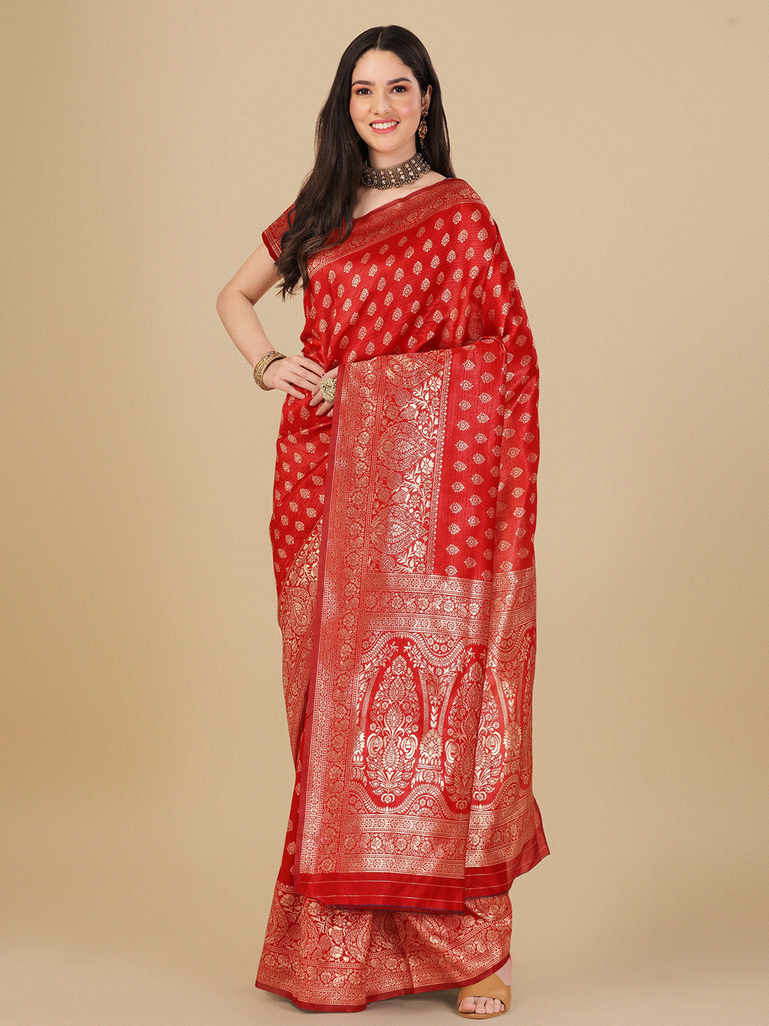Kalini Woven Design Zari Art Silk Banarasi Saree | Swadesiicart