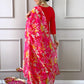 The52 Women's Rayon Fabric Straight Kurta, Pant and Dupatta Set - Swadesiicart
