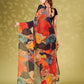 Tikhi Imli Abstract Printed Ready To Wear Saree | Swadesiicart