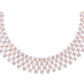 Saraf RS Jewellery White Rose Gold-Polished AD Studded Necklace Jewellery Set - Swadesiicart
