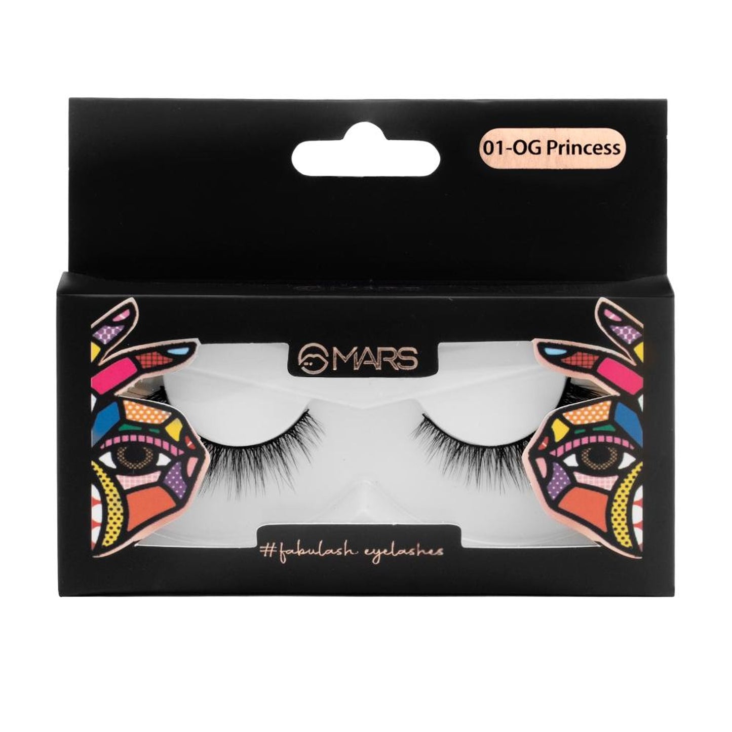 MARS Cosmetics Fabulash Eyelashes - 01 Og Princess - Swadesiicart