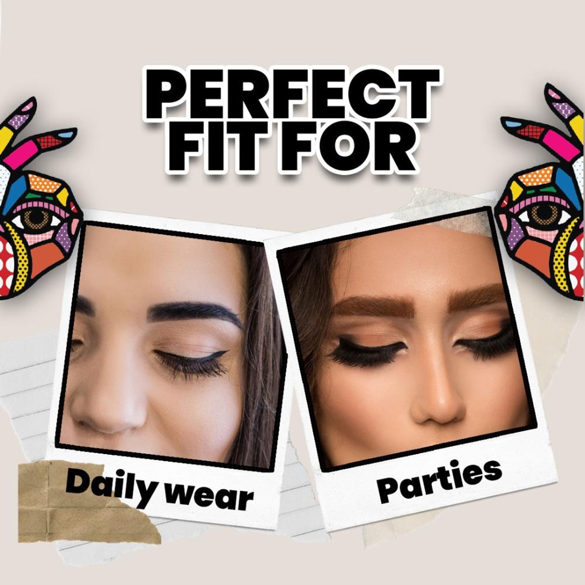 MARS Cosmetics Fabulash Eyelashes - 11 Glam On - Swadesiicart