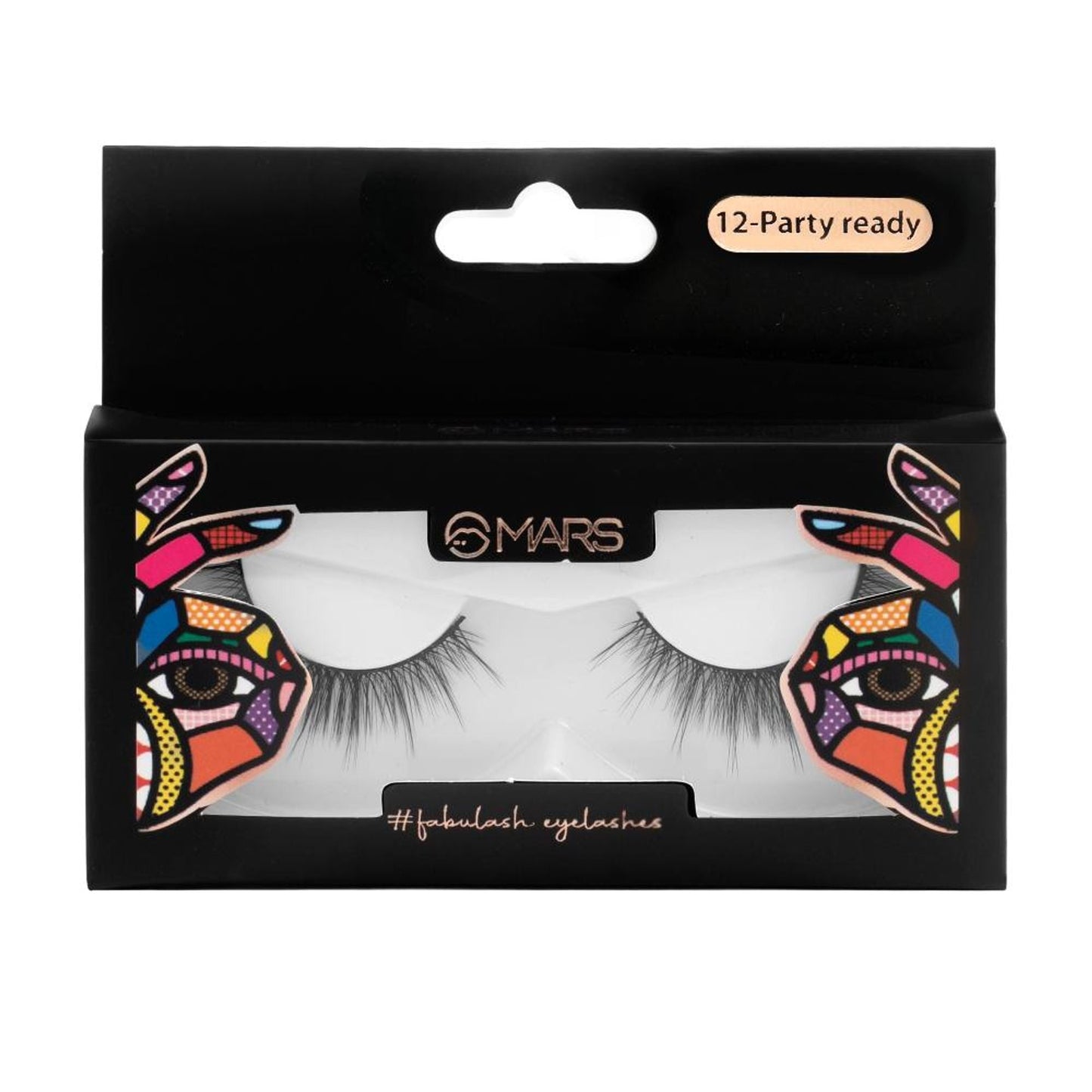 MARS Cosmetics Fabulash Eyelashes - 12 Party Ready - Swadesiicart