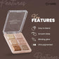 MARS Cosmetics Glowzilla 6 Shade Face Highlighter Palette - 01 - Swadesiicart