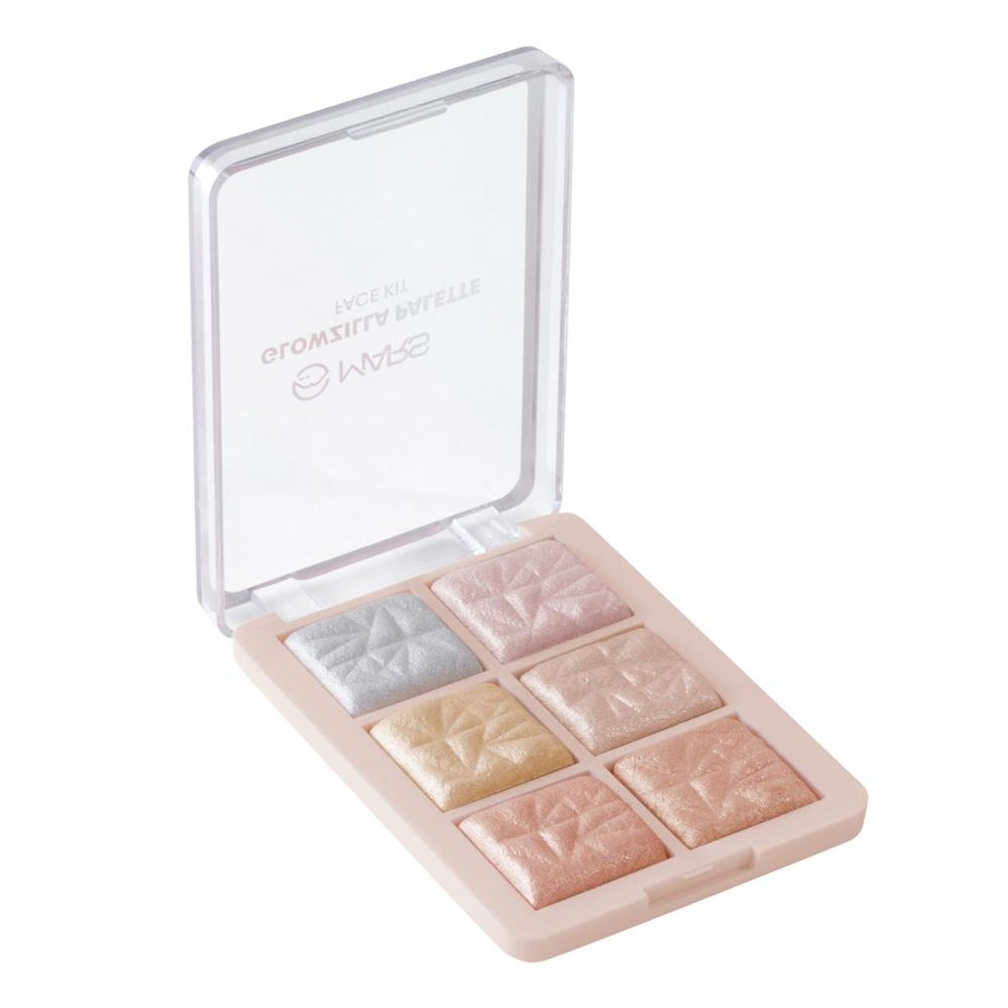 MARS Cosmetics Glowzilla 6 Shade Face Highlighter Palette - 01 - Swadesiicart