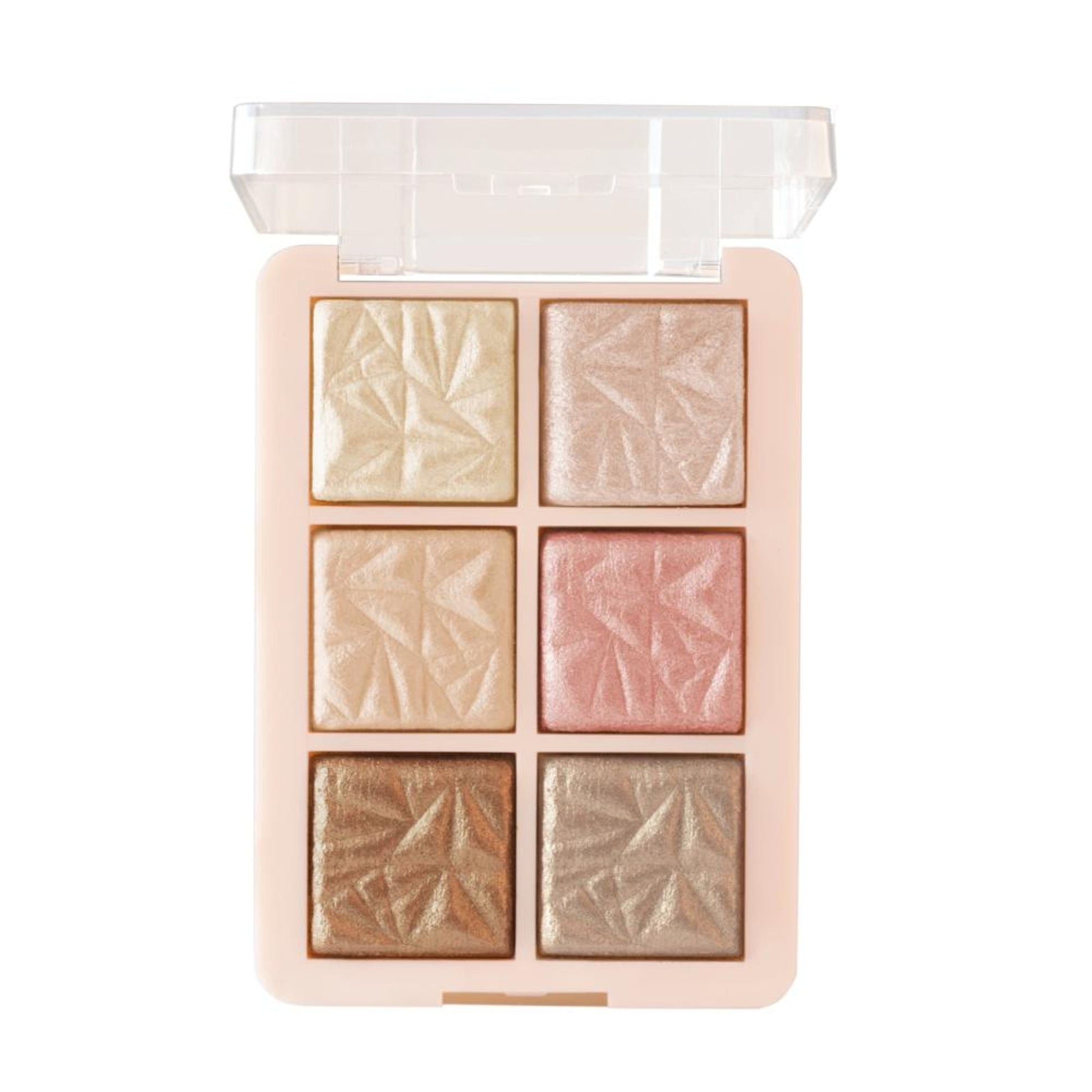 MARS Cosmetics Glowzilla 6 Shade Face Highlighter Palette - 03 - Swadesiicart