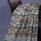 Black And Brown Colour Block Print Pure Kota Cotton Saree By Gayathri Reddy Designer Studio | Swadesiicart