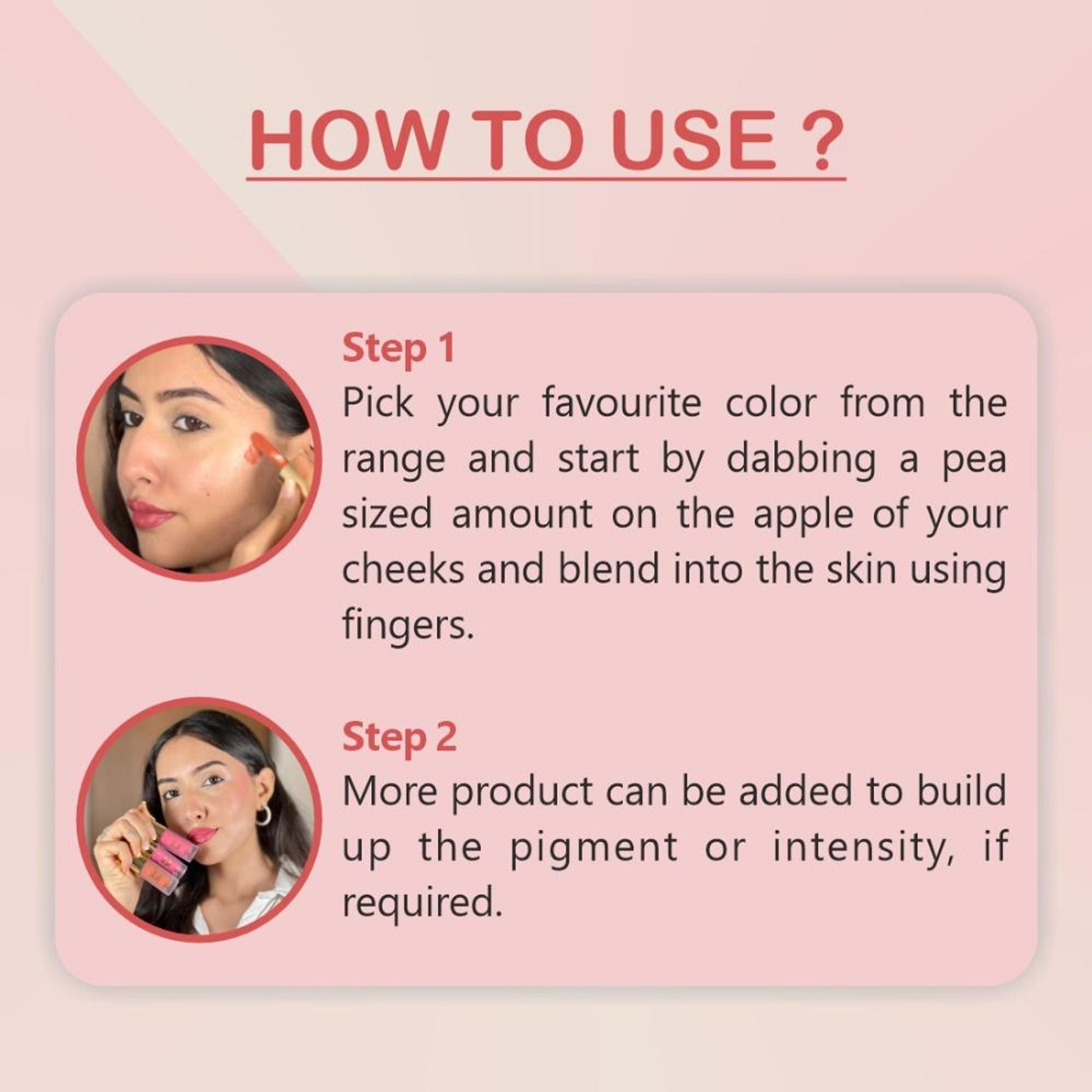 Matt Look Cheek Stain Mousse Blushs - 03 Roseate - Swadesiicart