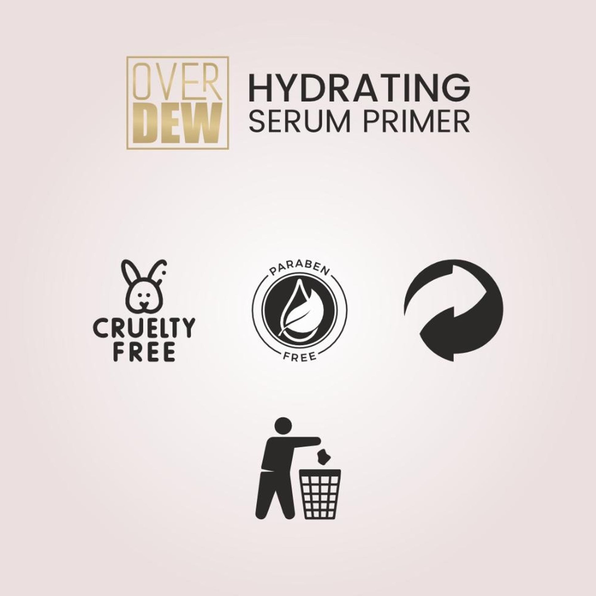 Matt Look Over Dew Hydrating Serum Primer - Swadesiicart