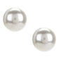 Oversized pearl Studs (18 mm)- Ruby Raang | Swadesiicart