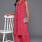 Ahalyaa Women's Traditional Wear Co-ods - Pink - Swadesiicart