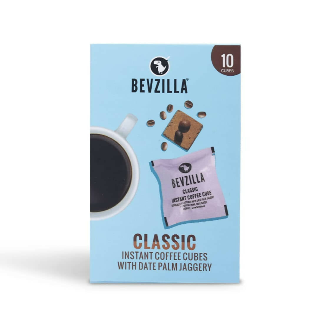 Bevzilla Instant Coffee Cubes Pack with Organic Date Palm Jaggery - Classic | Swadesiicart