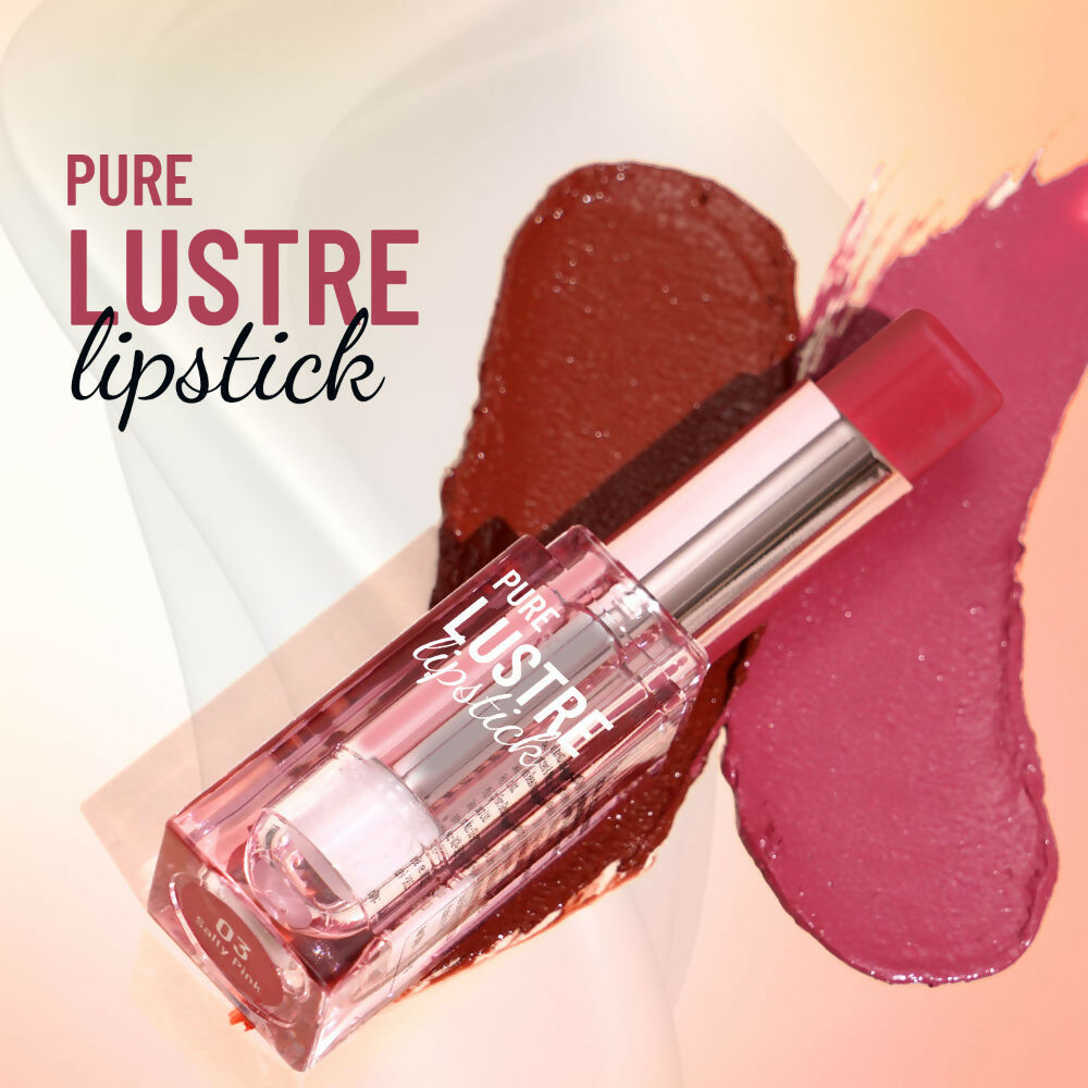 Swiss Beauty High Shine Finish Smooth Glide Pure Lustre Lipstick - 6 Just Peachy | Swadesiicart