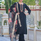 Partywear Designer Chanderi Black Stitched Suit With Dupatta - Tanisha | Swadesiicart