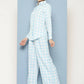 Ahalyaa Womens Co-ords - Blue - Swadesiicart
