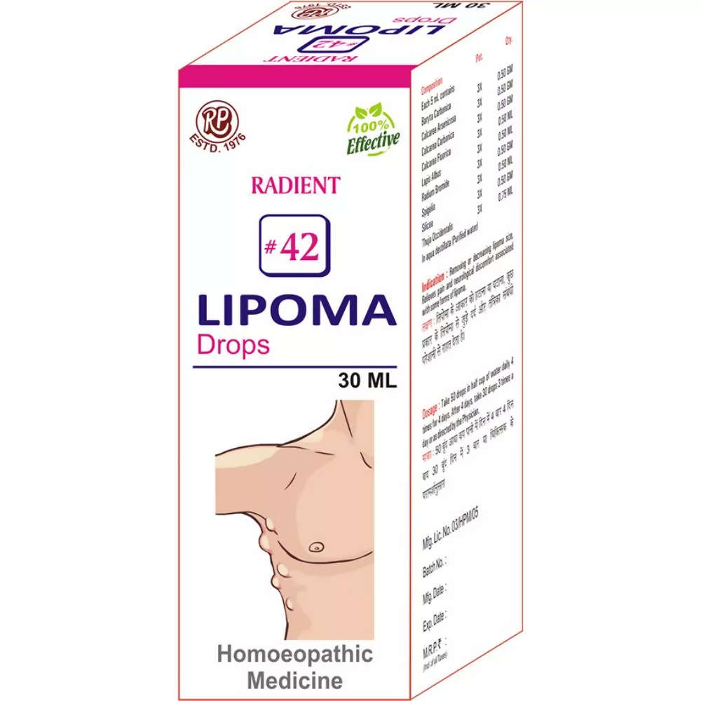 Radient 42 Lipoma Drops | Swadesiicart