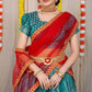 DEIANA'S Beautiful Pure Jari Silk Weaving Lehengha Choli - Teal | Swadesiicart