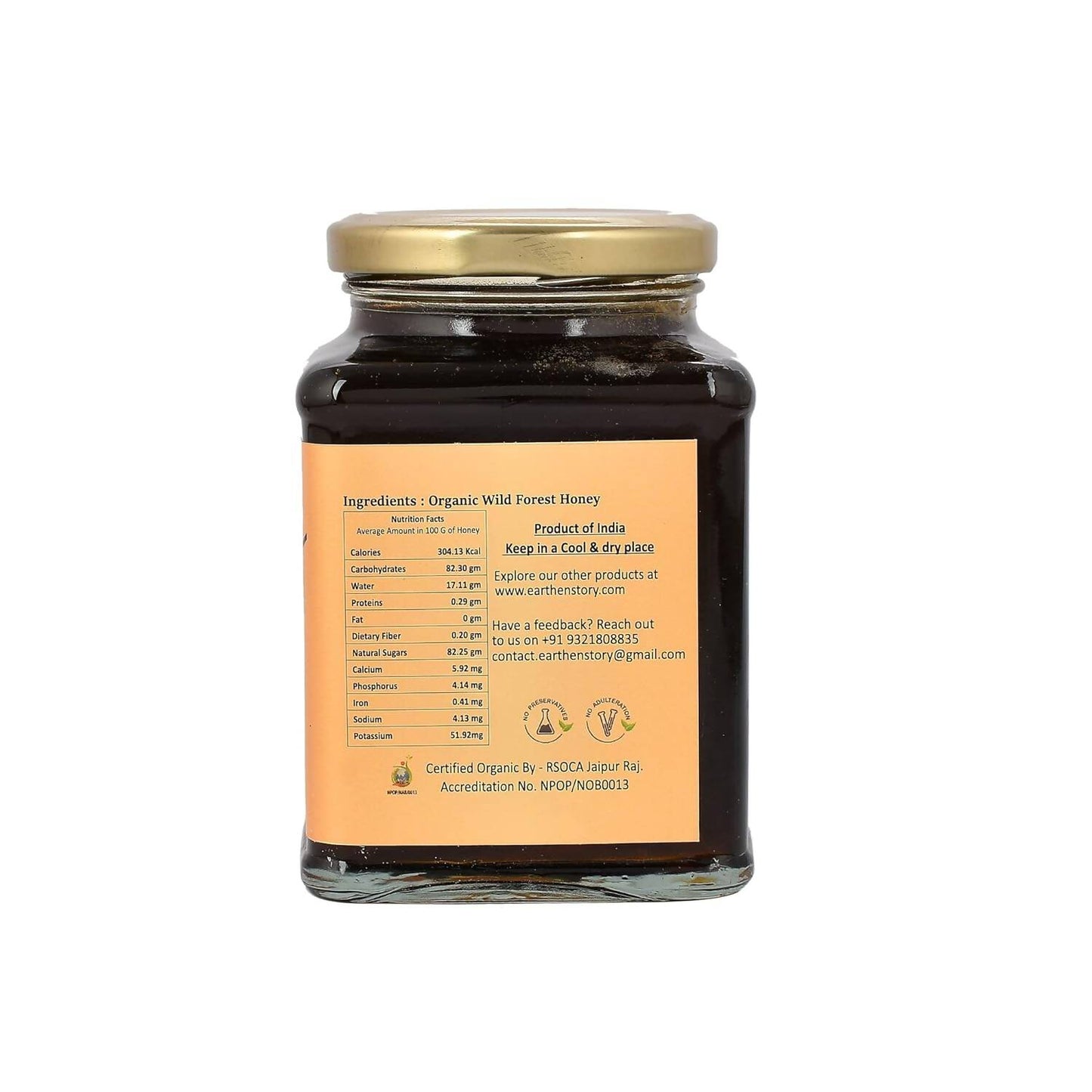 Earthen Story Wild Forest Honey - Swadesiicart