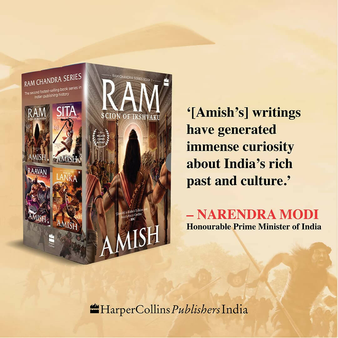The Ram Chandra Series: Boxset of 4 Books by Amish Tripathi | Swadesiicart