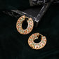 Ruby Raang Gold Polished Multi-Color Kundan Loops | Swadesiicart